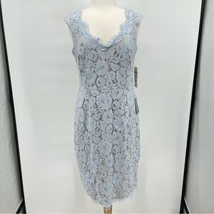 Eliza J Lace Shift Dress Baby Blue Size 12 Eliza J Lace Dress Blue